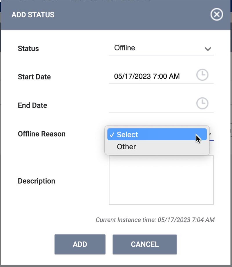 Configuring the INVENTORY Dashboard