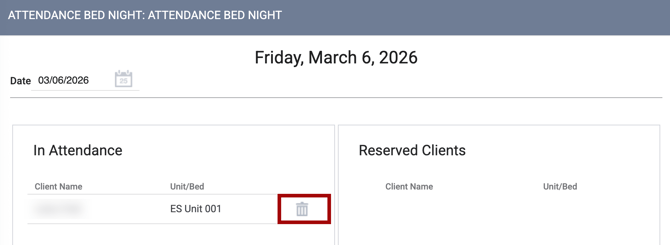 ATTENDANCE Module_Delete or Remove