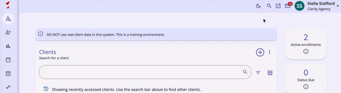 Accessing Account Settings Example