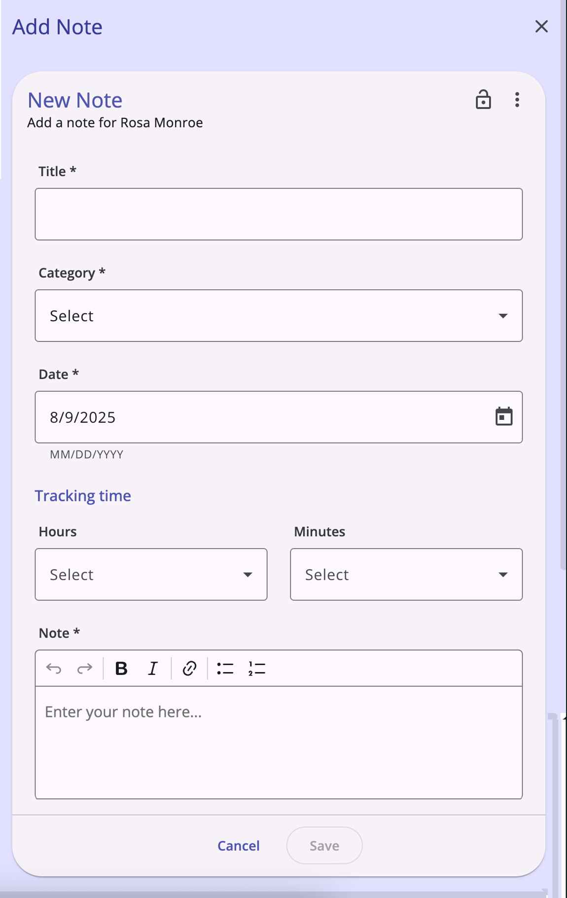 How Do I Create Client Notes? (New Clarity Interface)