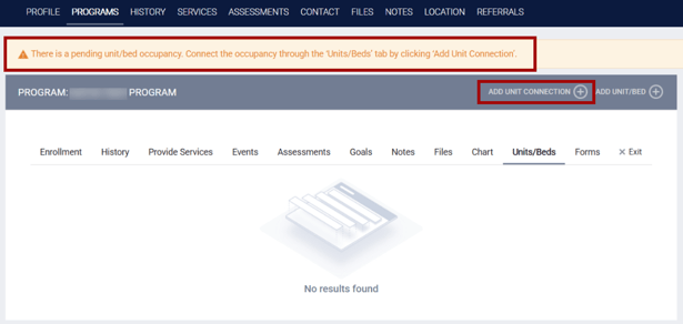 Add Unit Connection.Current Clarity