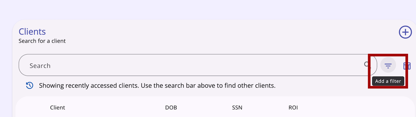 How Do I Search for a Client? (New Clarity Interface)