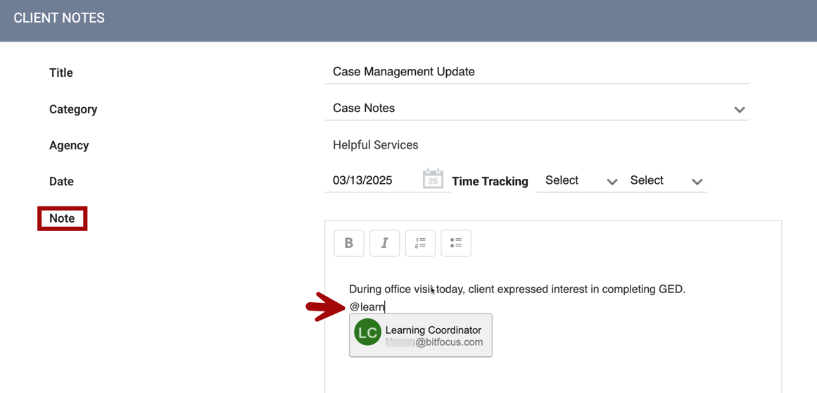 How Do I Create Client Notes?