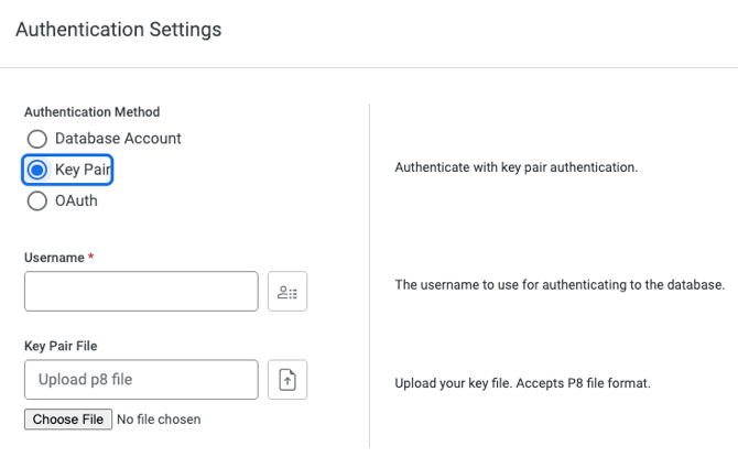 Authentication Settings_Key Pair