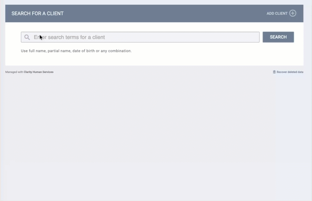 Bypass Auto Suggested Client List