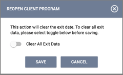 Clear Exit Toggle