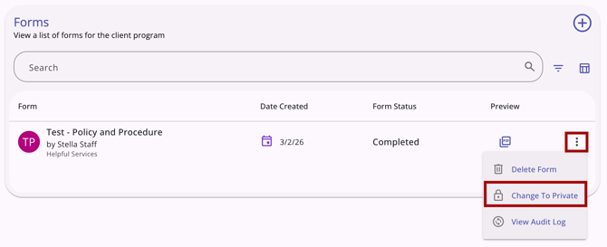 Completed Form_Change to Private