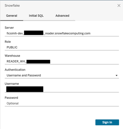 Connection Parameters
