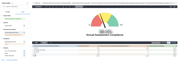 Program Performance - DQ - Annual Assessment Compliance