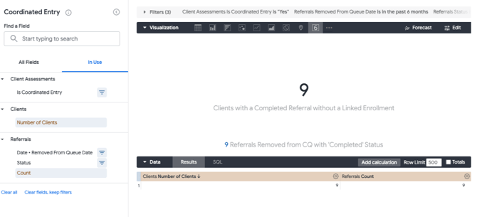 RO - Clients witha comp ref wo a linked enrollment