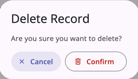 Delete Record_Confirm Button