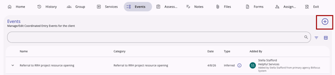 Events Tab_Add Icon