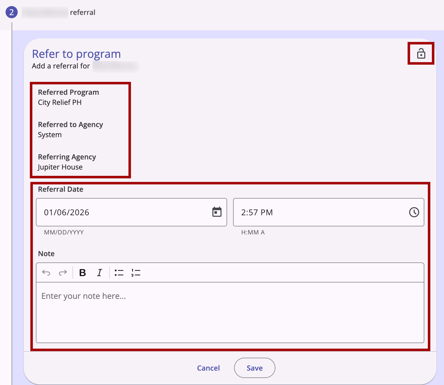Add Program Referral_Referral Fields
