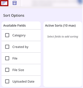 Client Files_Additional Sorting Options