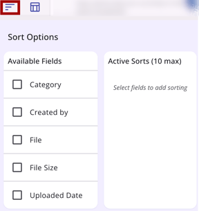Client Files_Additional Sorting Options