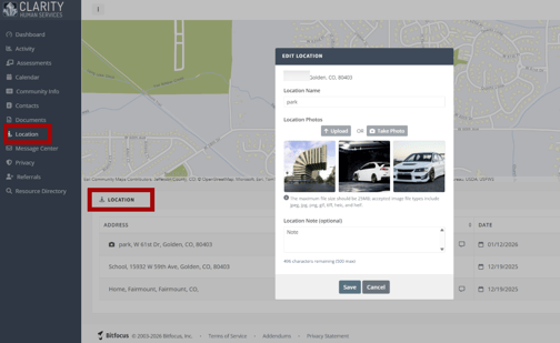Location Photo_Client List View