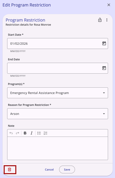 Program Restrictions_Edit or Delete