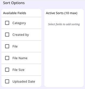 File Name.Sort Options