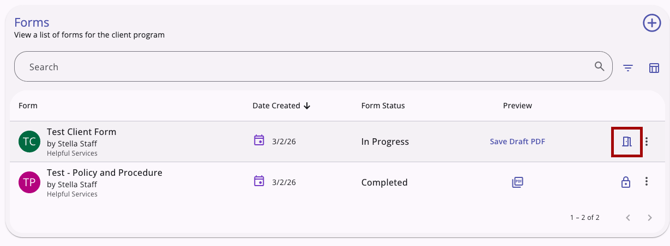 Forms_Program Connection