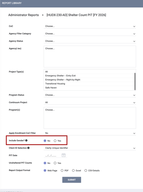 HUDX-230AD_Gender Parameter