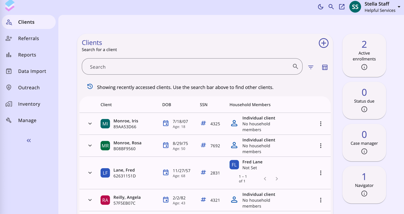 New Clarity Interface Overview
