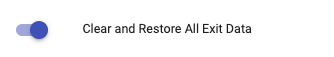 Clearn and Restore