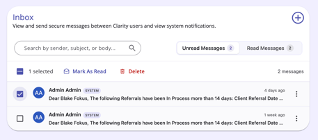 Inbox View