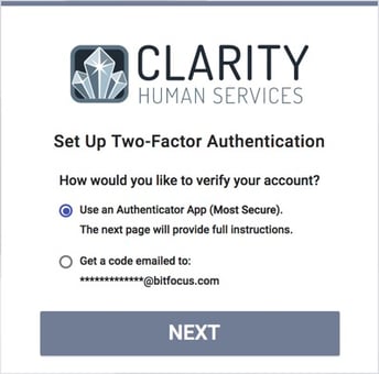 Setting up Two-Factor Authentication (2FA)