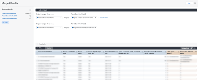 Example Merged Results look