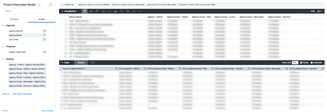 NCC - Sharing Settings