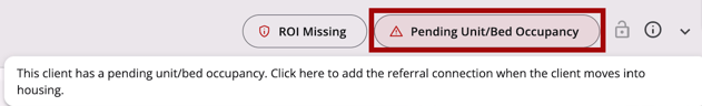 New UI_Pending Occupancy Warning