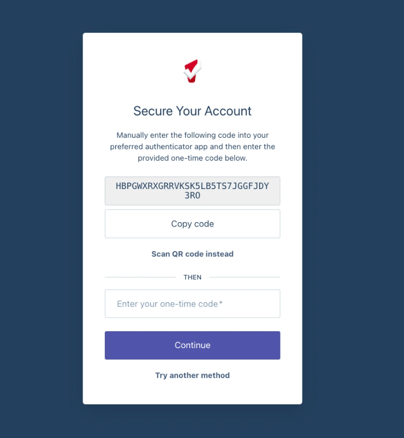 Other Authenticator Apps Authentication