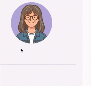 Profile Photo with Revert to Initials Option demonstrated