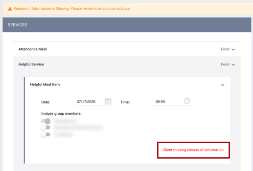 ROI Verification Message for Services_Current Interface