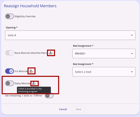 Reassign Referral.Program Enrollment Icon