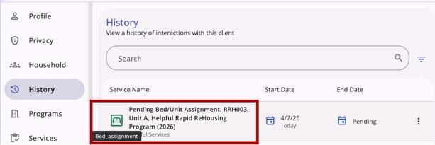 Referral History_Bed Assignment