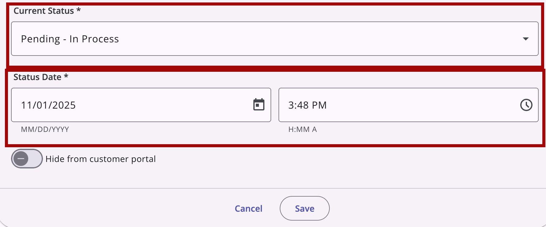 Referral Status Updates (New Clarity Interface)