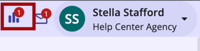 Report Status Tracker in the primary information bar