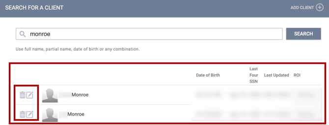 Search for Client_Click Search