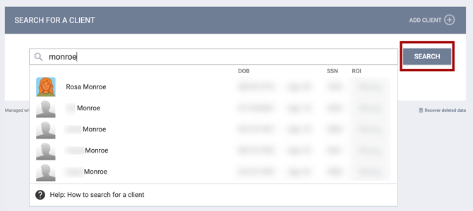 Suggested Clients Bypass_Click Search
