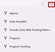 Unit Queue Filters
