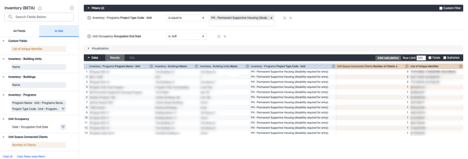 Updated - Unit queue review with client data -1