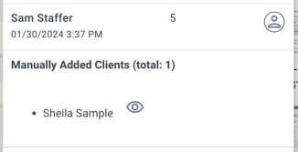 client audit log