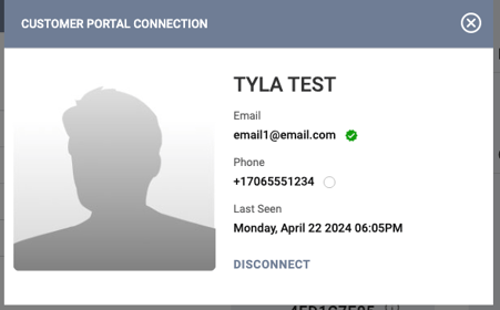 customer portal connection