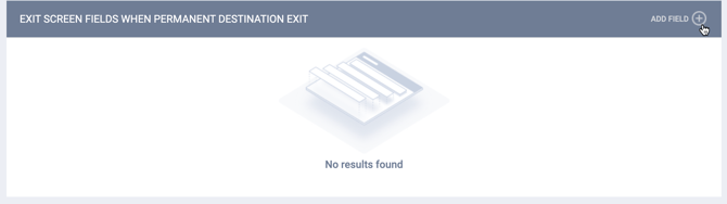 exit screen fields